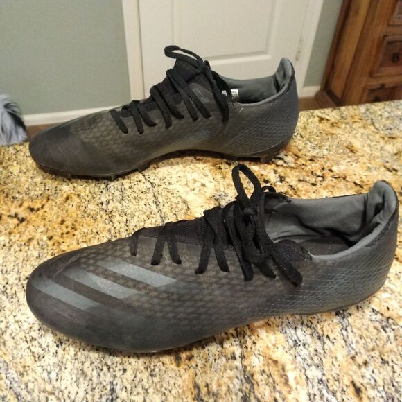 Adidas Men's X Ghosted Football Shoes Ground Cleats Black Grey US 13 (EH2833) - Picture 4 of 12